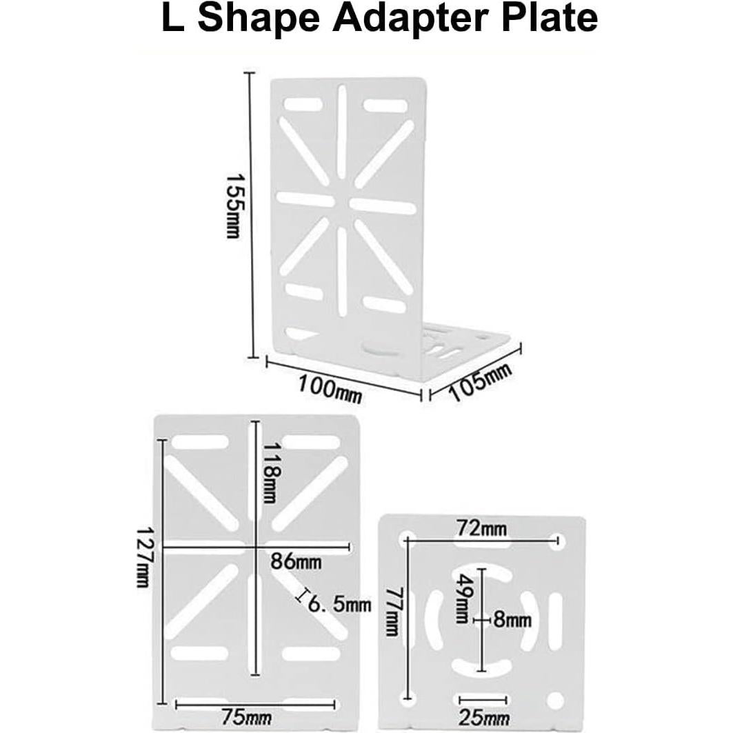Soporte de Pared para Cámara de Seguridad CTXSumTec Adaptador en L