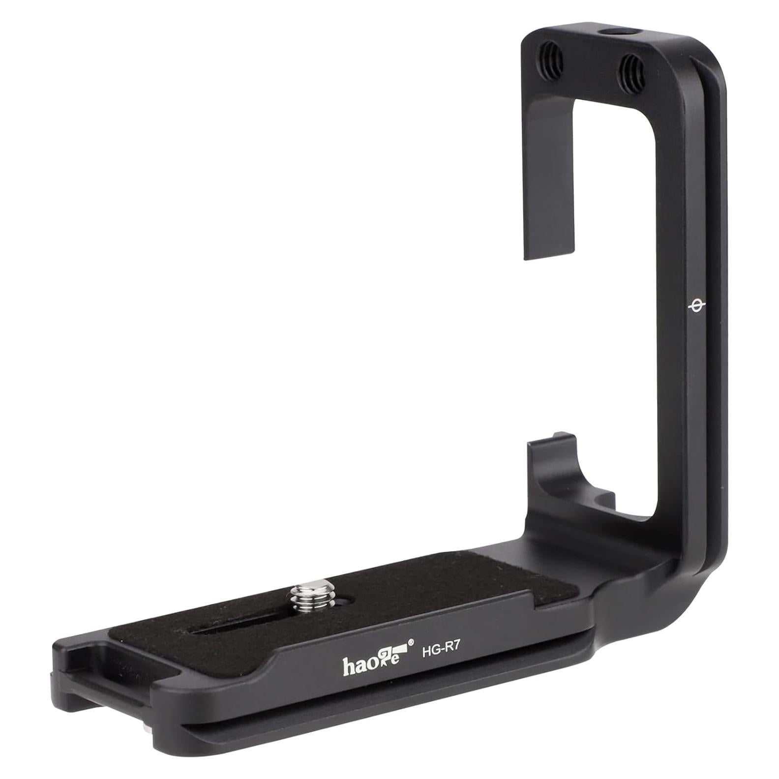 Soporte en L Haoge HG-R7 para cámara Canon EOS R7 - Aluminio CNC