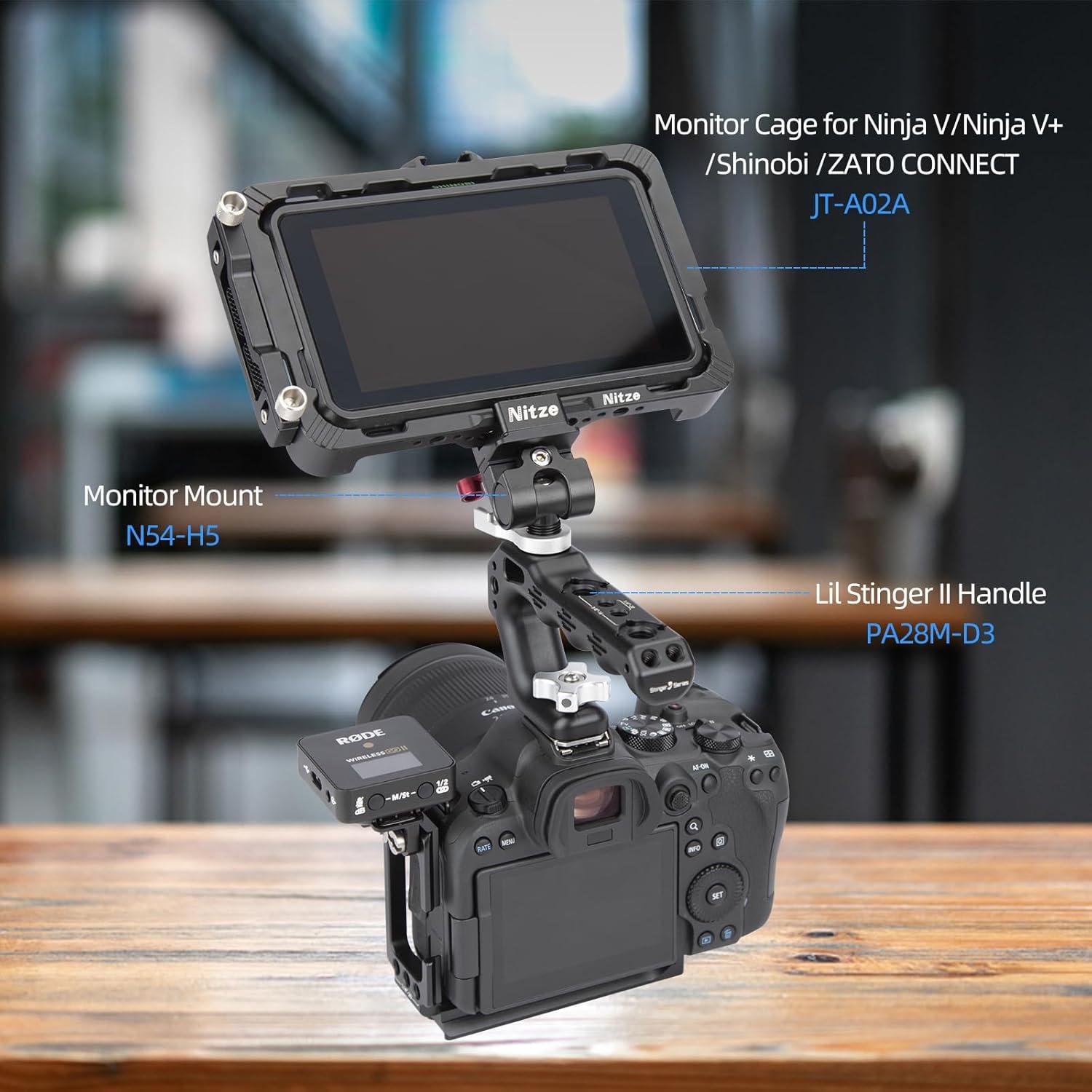 Soporte en L Nitze T-C05A para Canon R6 Mark II/R6/R5C/R5