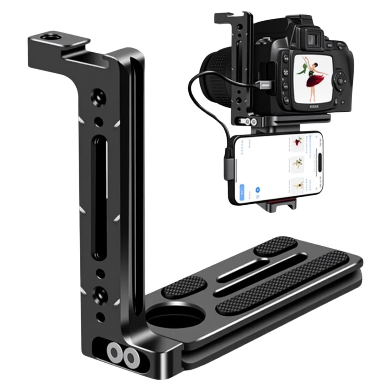 Soporte en L para Cámara DSLR/Mirrorless SHOOTPRO con Placa Rápida