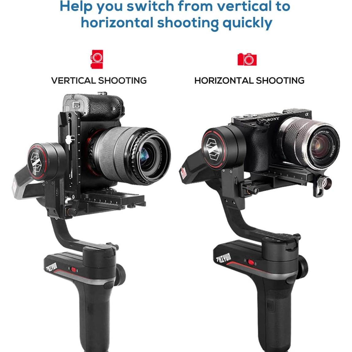 Placa de Liberación Rápida en L EaxanPic para DJI Ronin RS2 RSC2