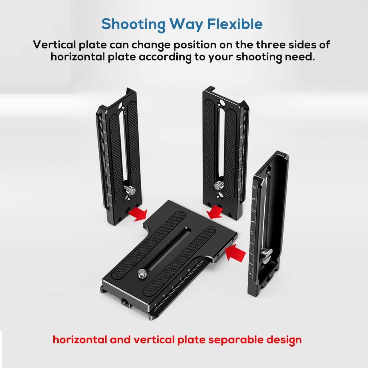 Placa de Liberación Rápida en L EaxanPic para DJI Ronin RS2 RSC2