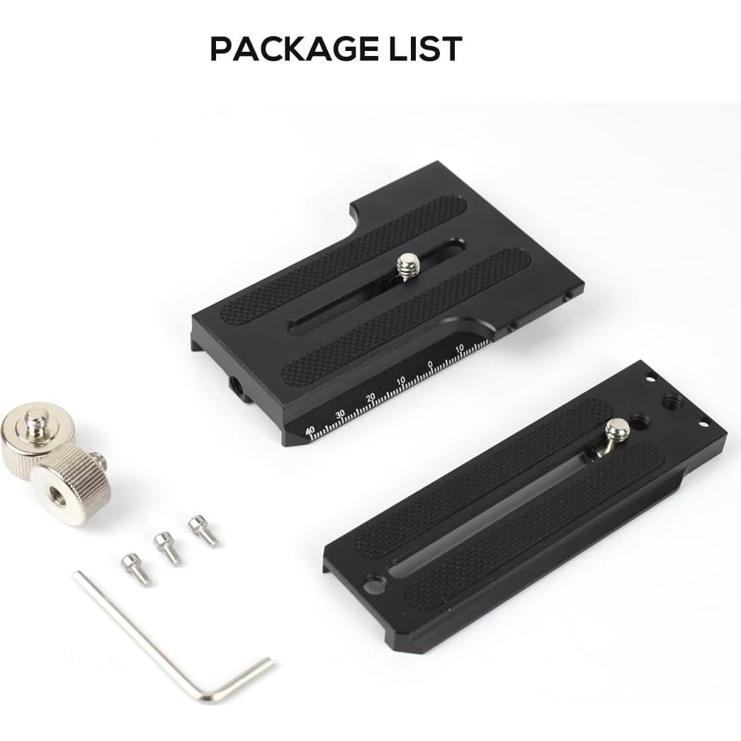 Placa de Liberación Rápida en L Aluminio EaxanPic para Zhiyun Weebill-S