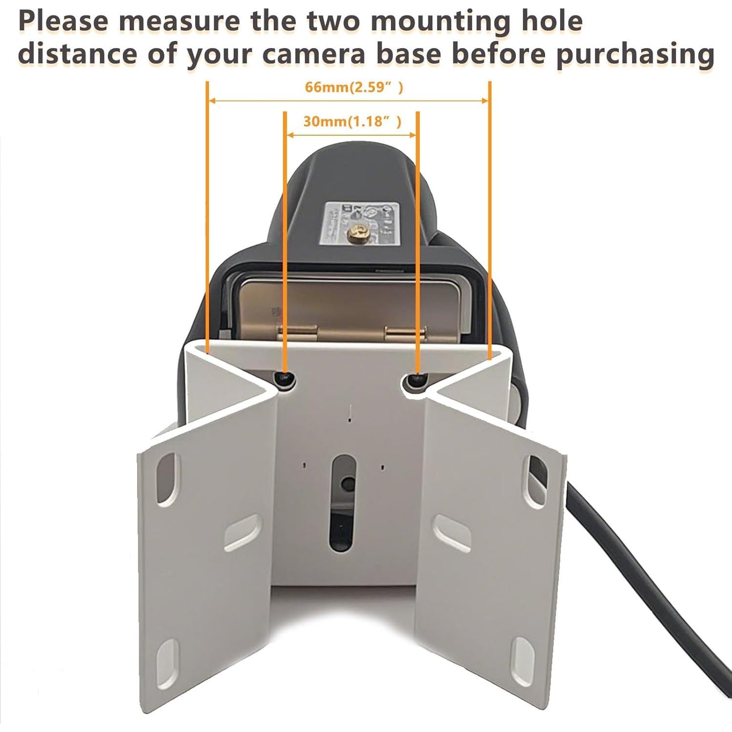 Soporte de Cámara de Seguridad GZQIUYI para Esquinas Exteriores