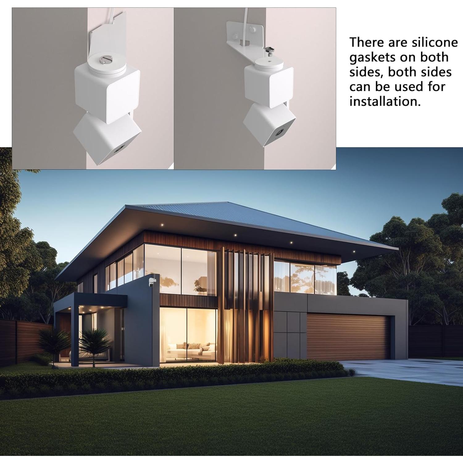 Soporte de Pared Zwolf para Cámara Wyze Cam Pan V3 - Paquete de 2