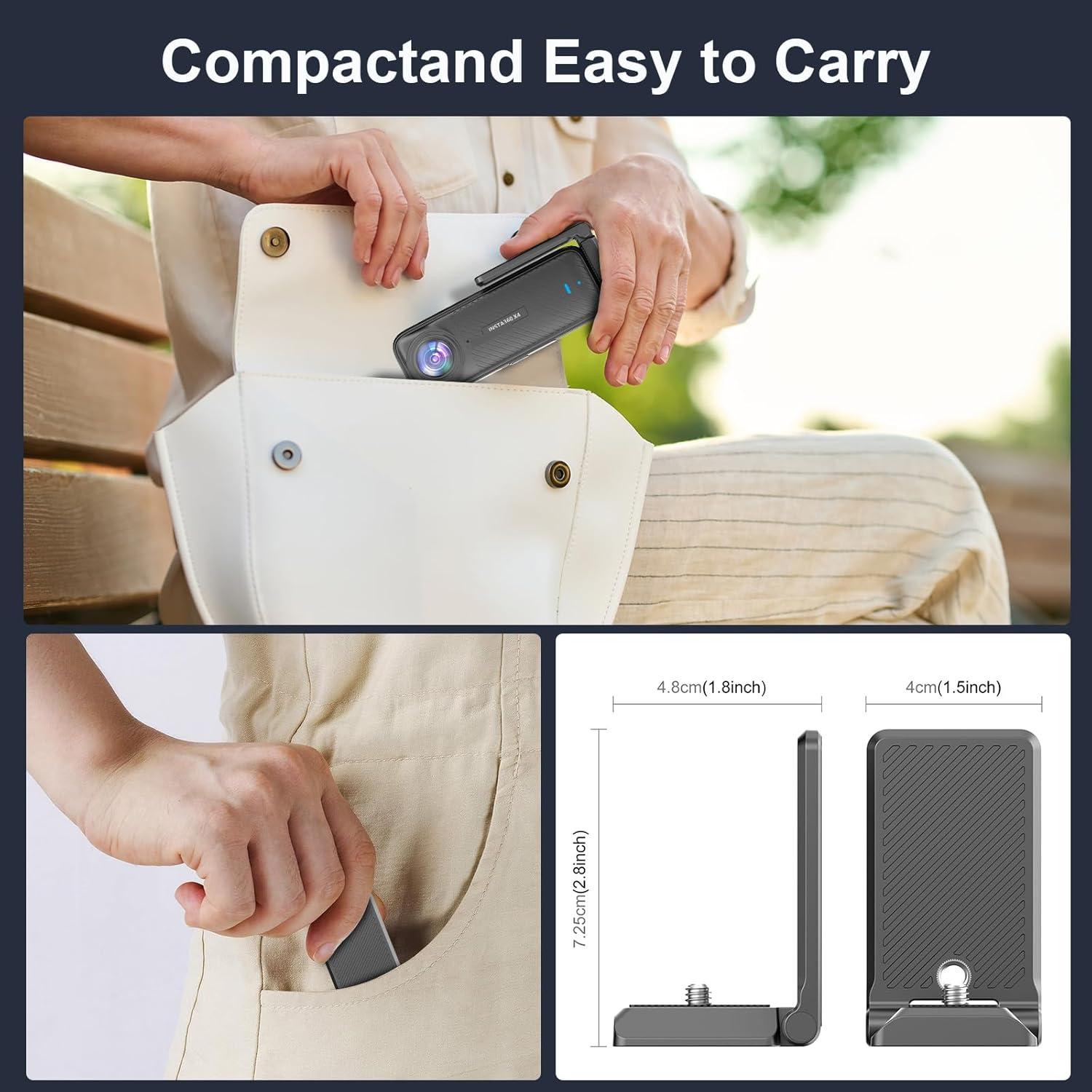 Soporte Base Magnético Plegable XKDAICH para Cámara 360°