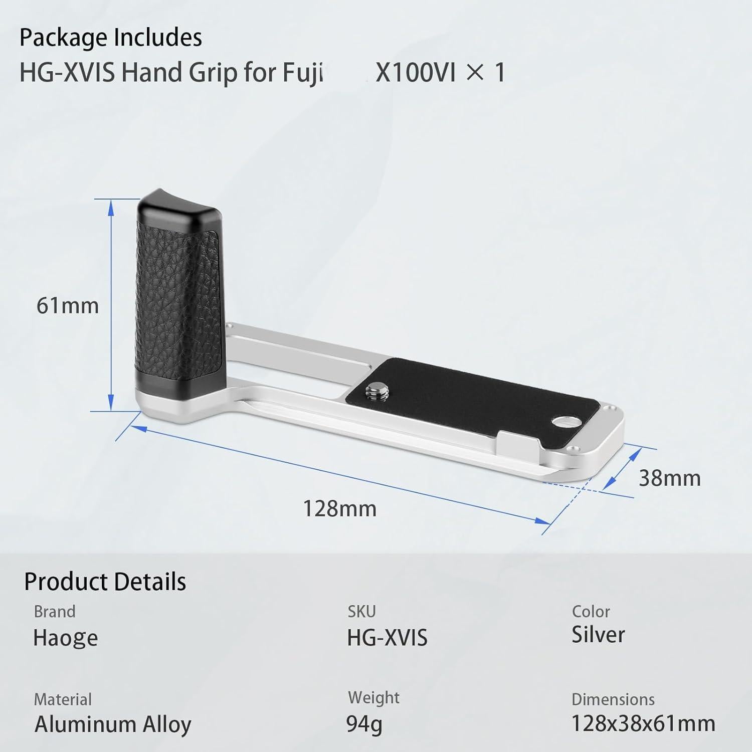 Soporte de Mano Haoge HG-XVIS para Cámara Fujifilm X100VI