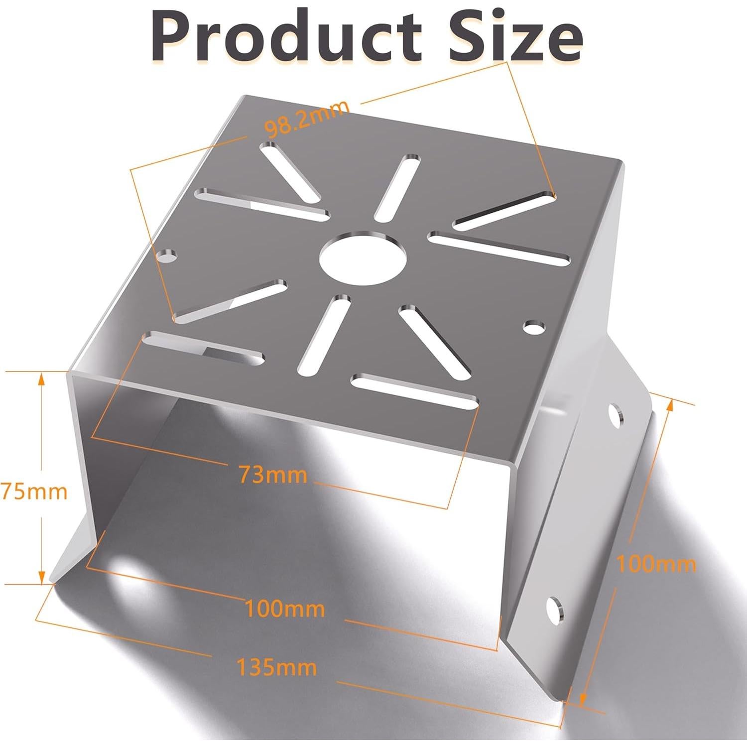4 Soportes de Montaje en Esquina Demimy para Cámaras de Seguridad
