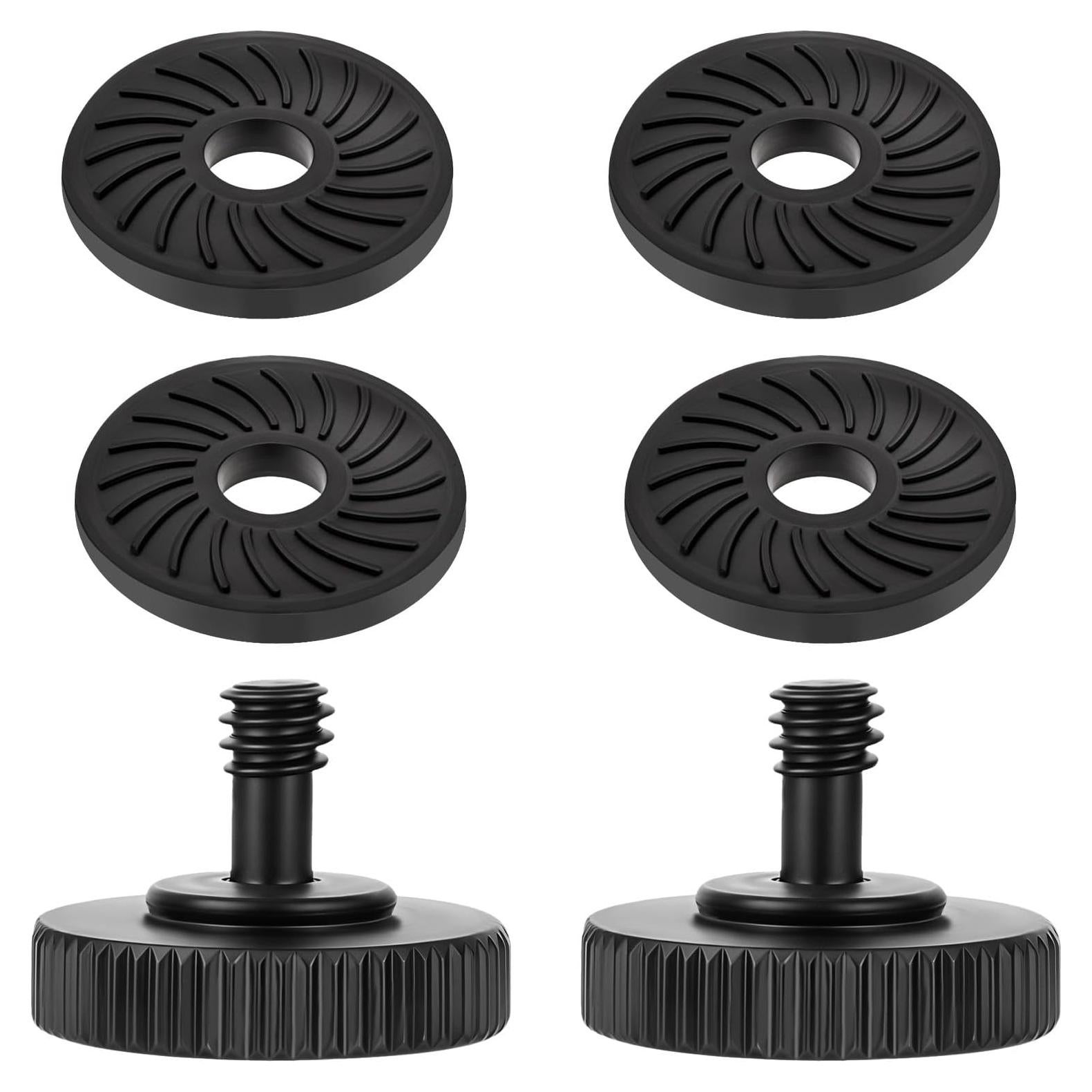 Adaptador de liberación rápida Sliverdew 1/4" con almohadillas de goma