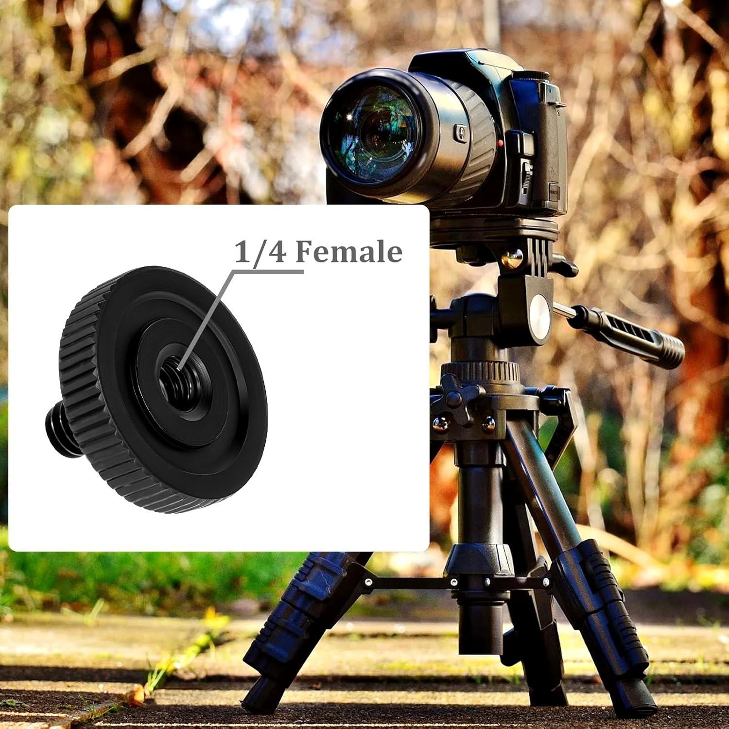 Adaptador de liberación rápida Sliverdew 1/4" con almohadillas de goma