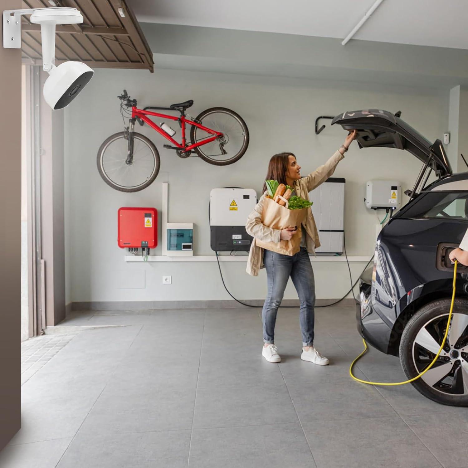 Soporte de Pared Metal para Cámara Seguridad myQ - Instalación Fácil