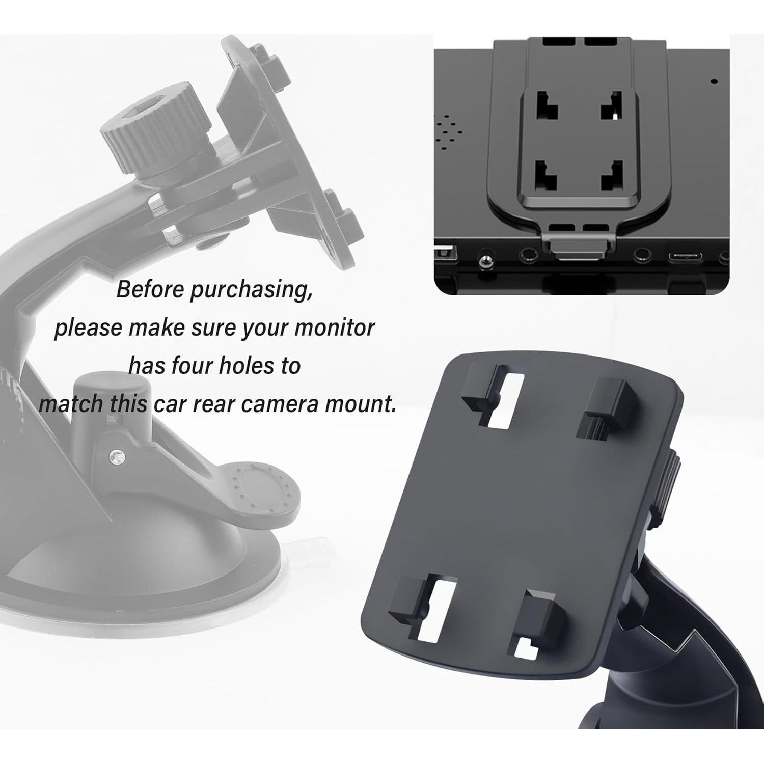 Soporte de Monitor de Cámara de Respaldo OFBAND 4.3" y 5"