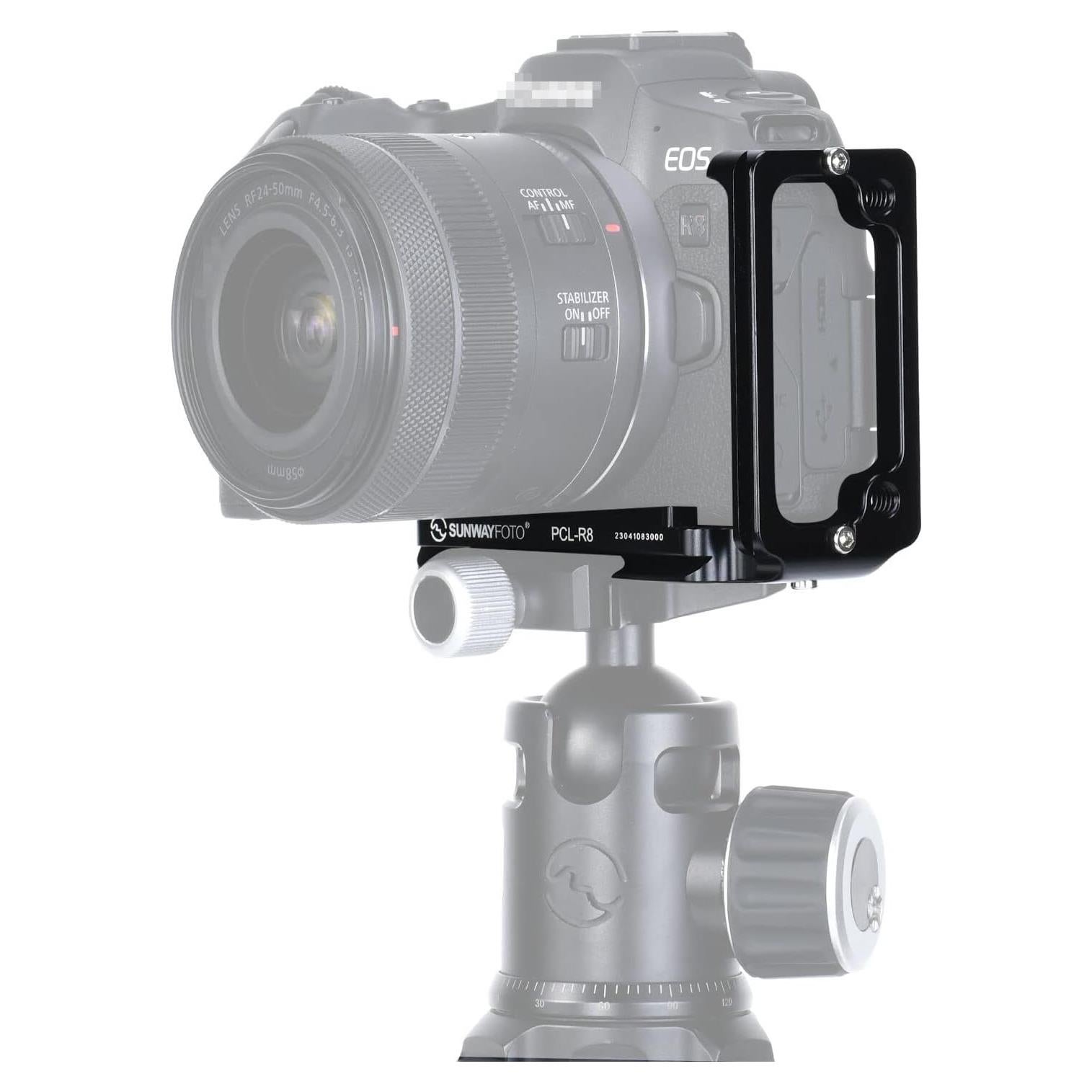 Soporte L SUNWAYFOTO PCL-R8 para Canon EOS R8/RP Aluminio