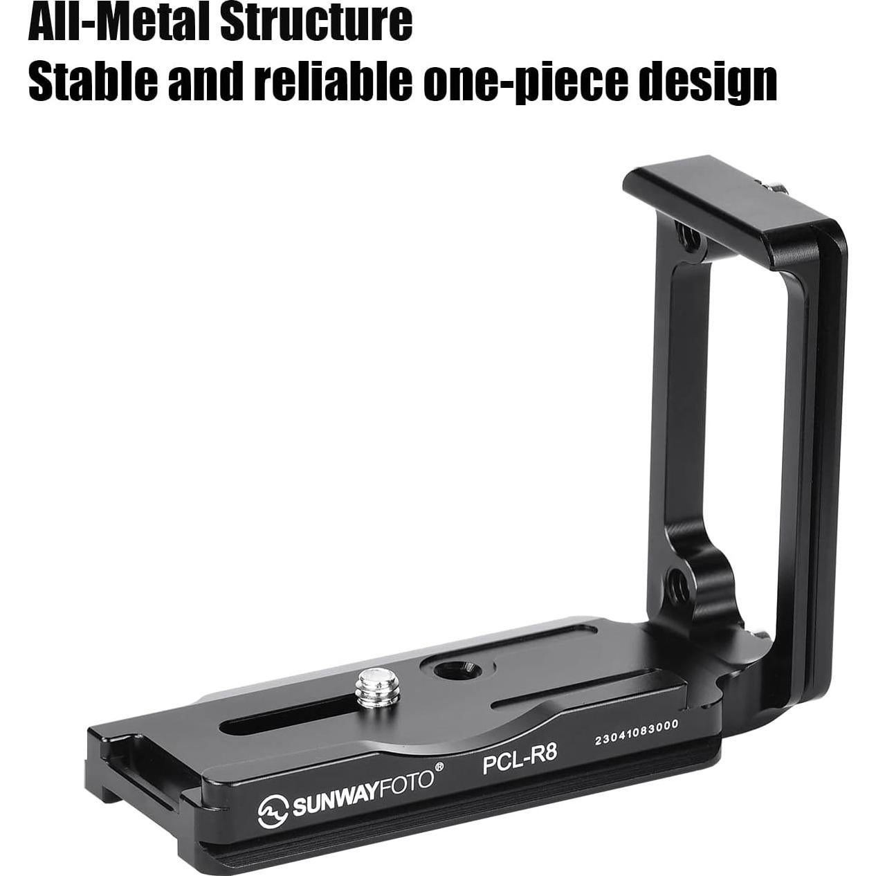 Soporte L SUNWAYFOTO PCL-R8 para Canon EOS R8/RP Aluminio