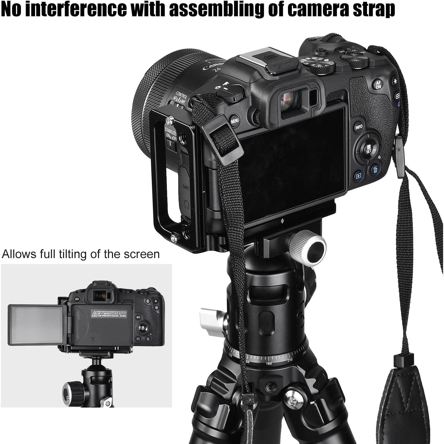 Soporte L SUNWAYFOTO PCL-R8 para Canon EOS R8/RP Aluminio