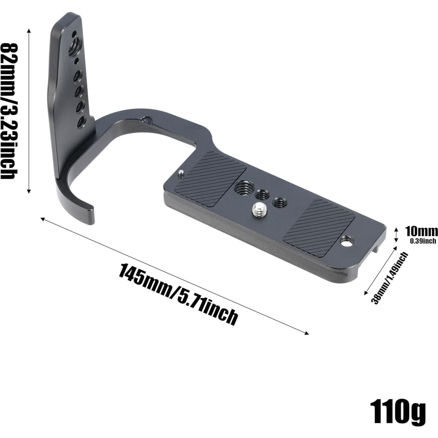 Soporte L-Shape FocusFoto para Canon EOS R5 Mark II - Aluminio