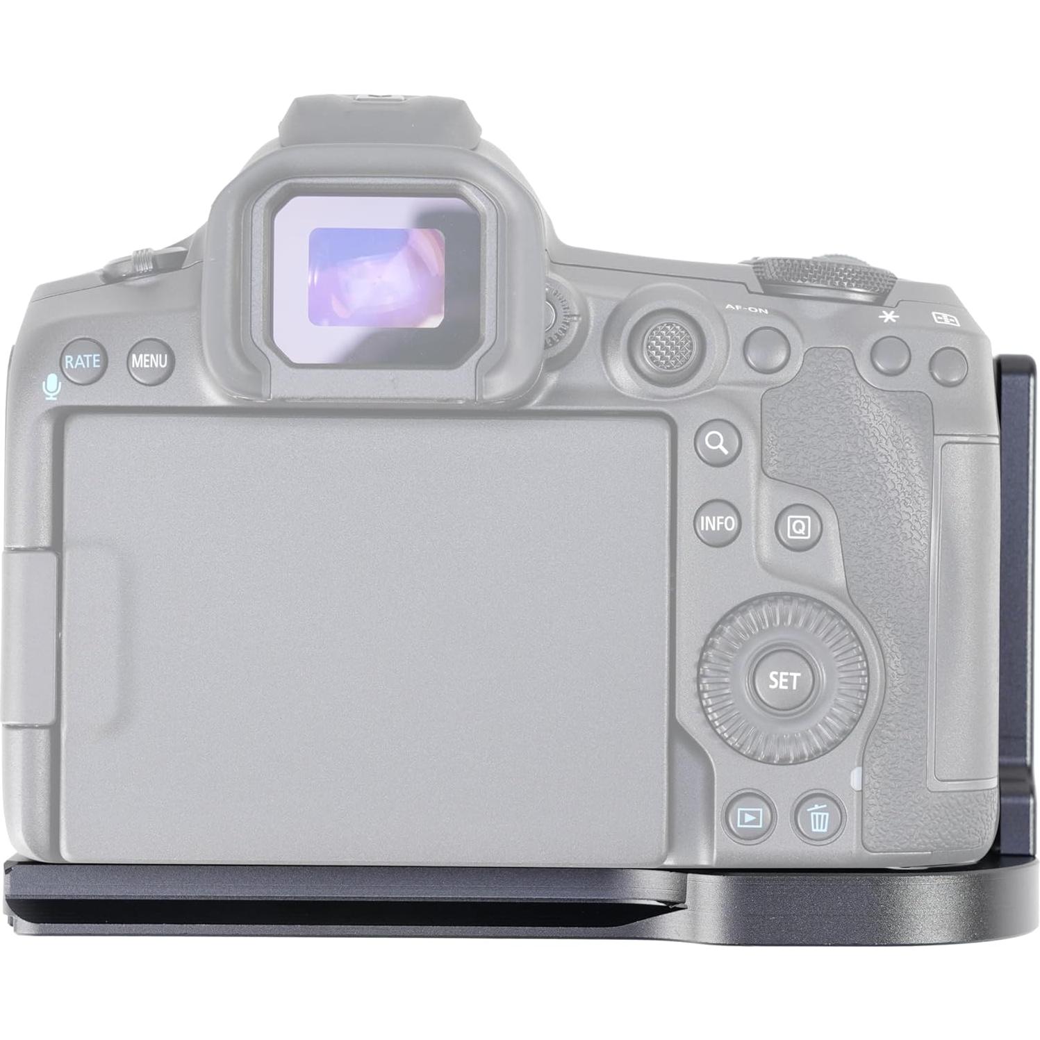 Soporte L-Shape FocusFoto para Canon EOS R5 Mark II - Aluminio