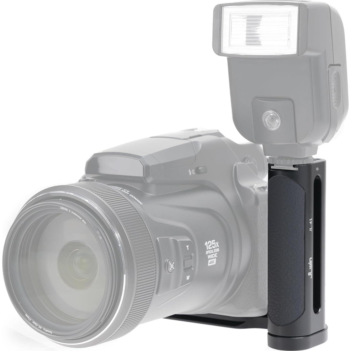 Soporte en L FocusFoto 2da Gen para Cámara DSLR y Sin Espejo