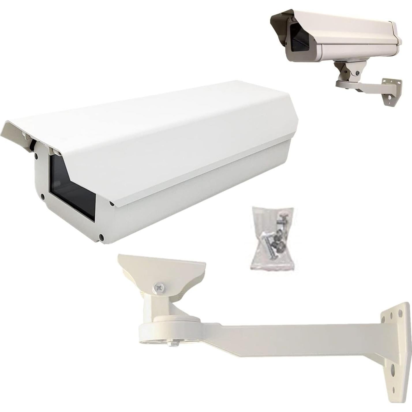 Carcasa de Cámara CCTV Aluminio IP65 con Soporte Ajustable
