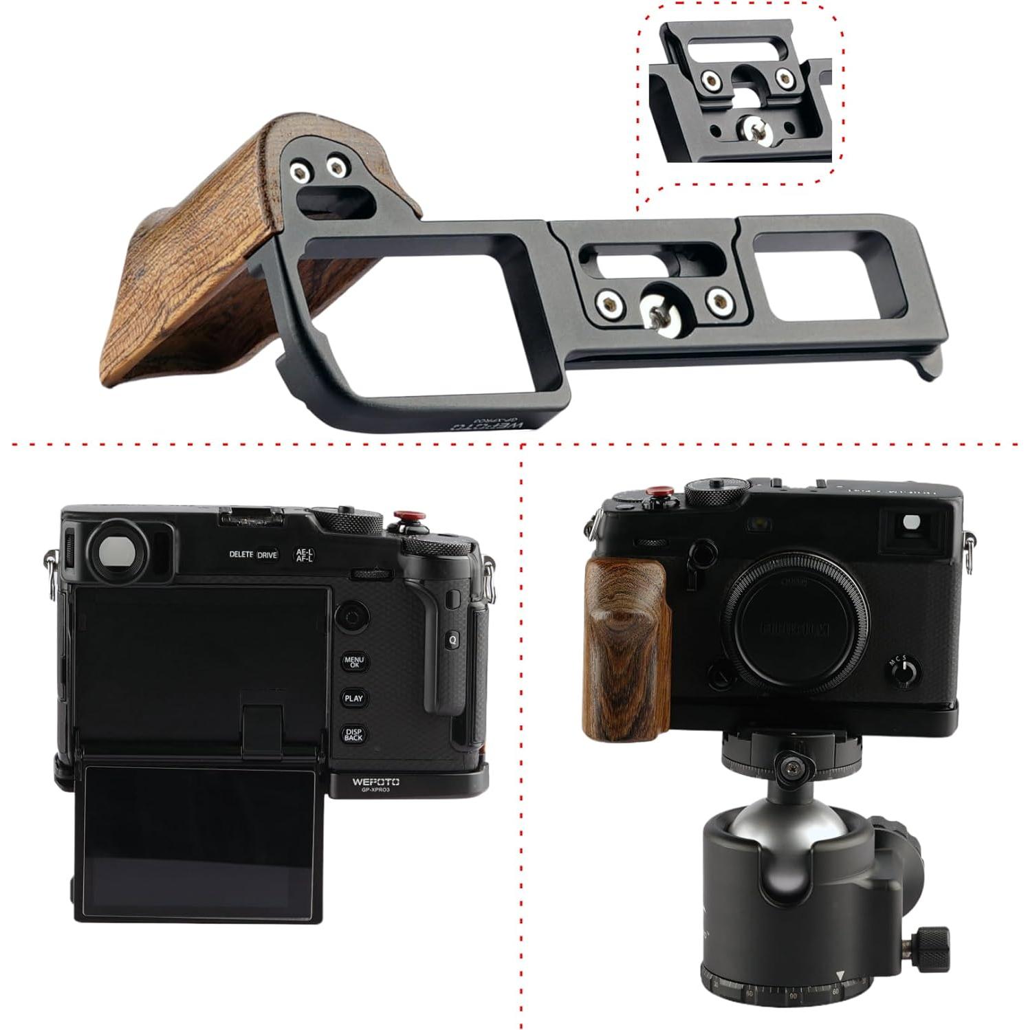 Placa de liberación rápida WEPOTO para Fujifilm X-PRO3