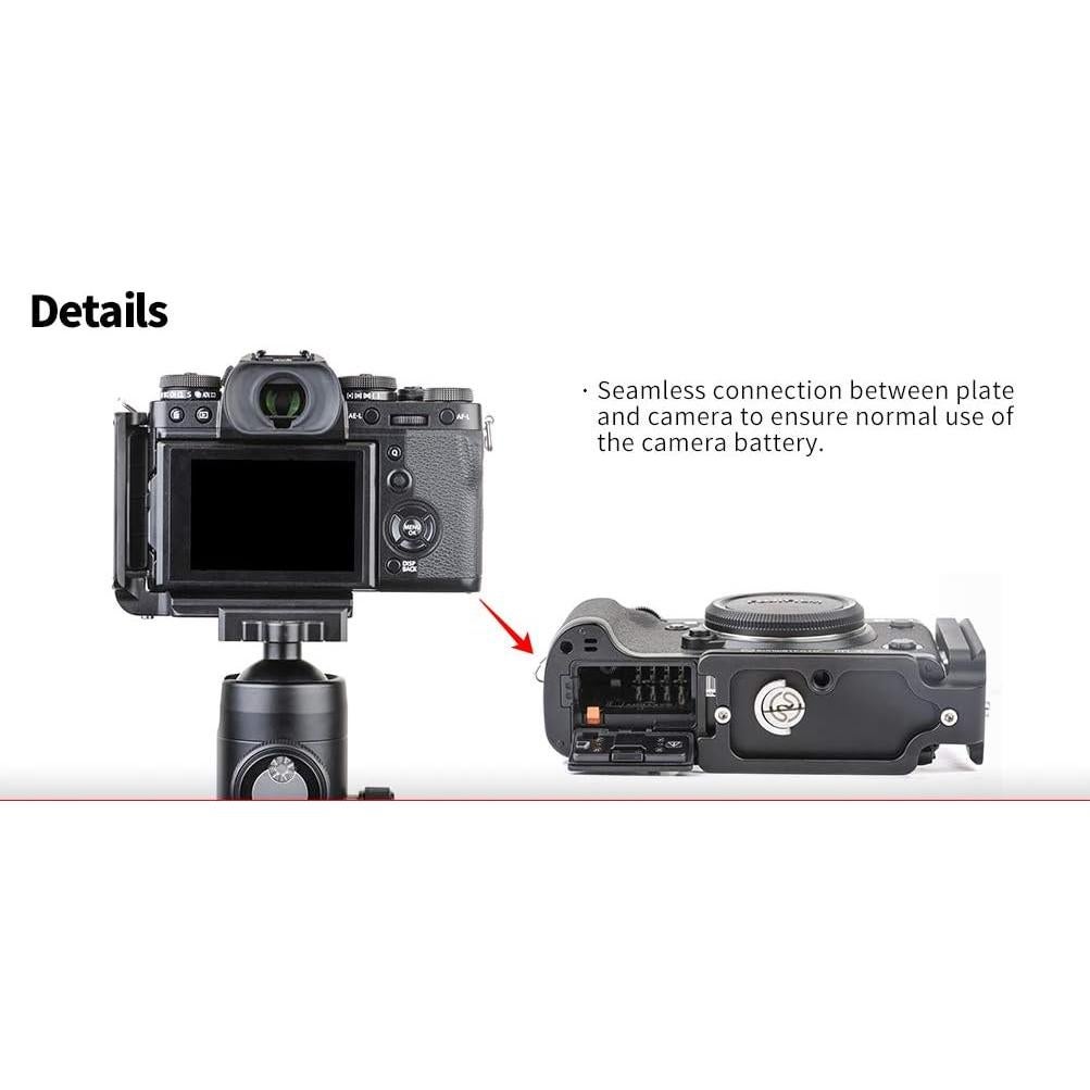 Placa L Sunwayfoto PFL-XT3 para cámara Fuji X-T3