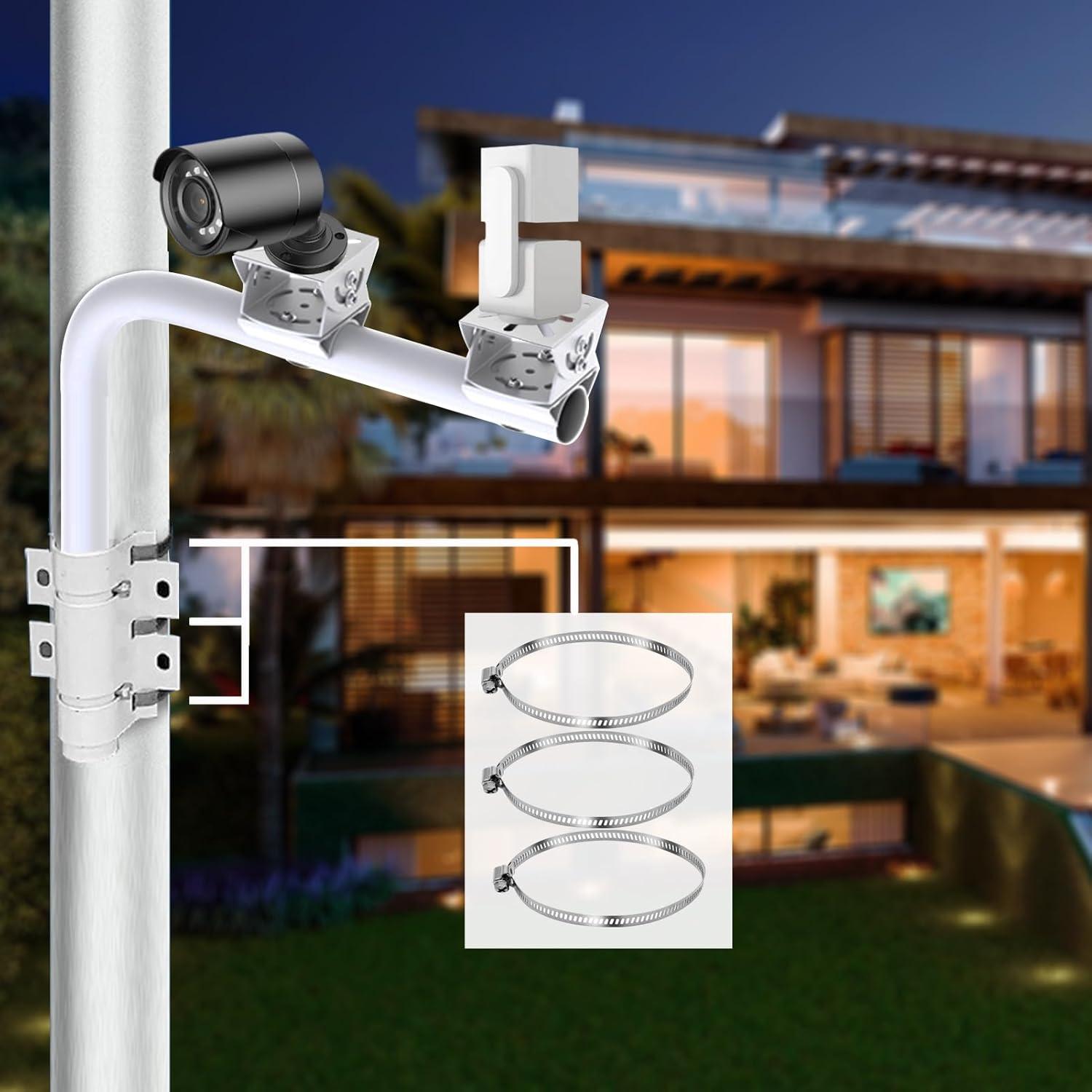 Soporte Doble de Montaje Pesado WiTi 40cm para Cámaras CCTV