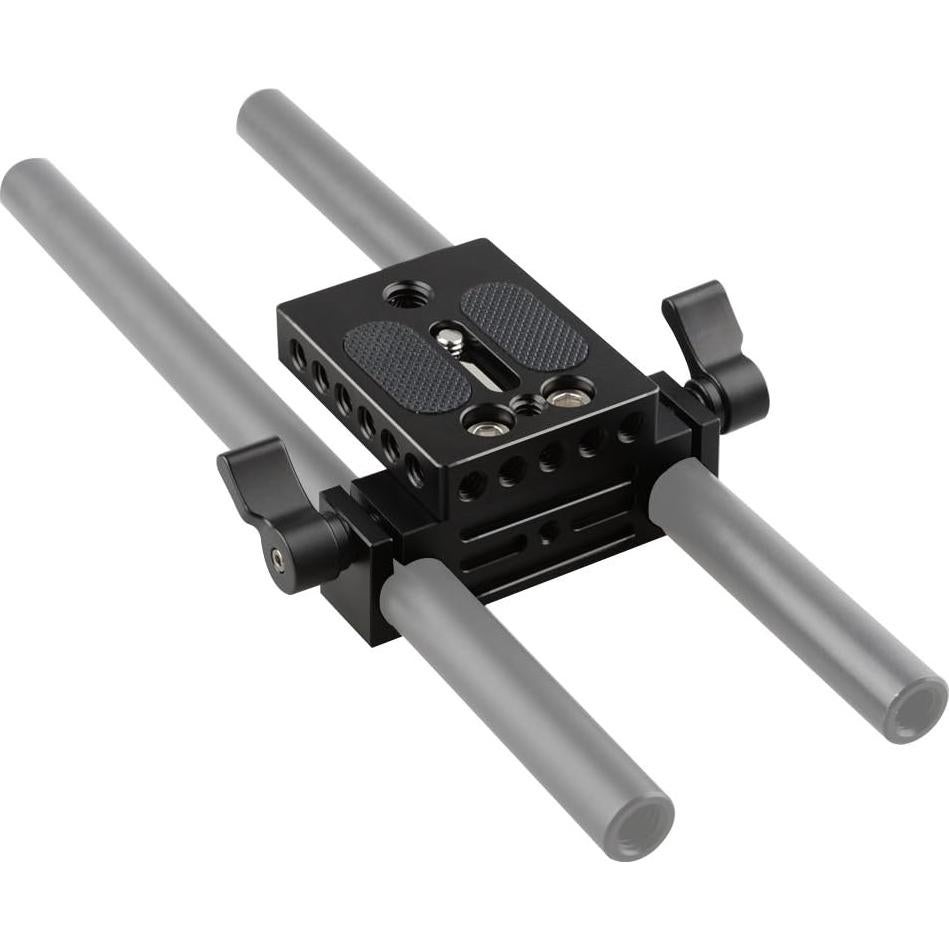 Base de cámara CAMVATE con riel de 15 mm para DSLR