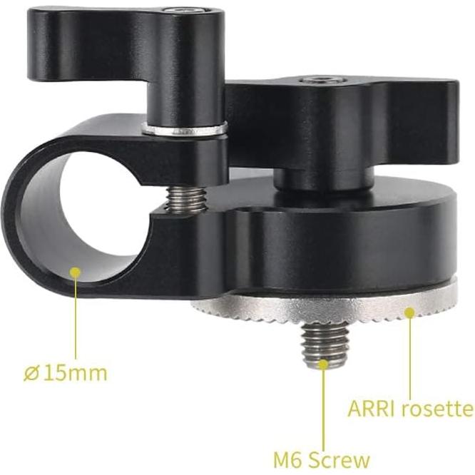 Montaje Rosette NICEYRIG M6 a Abrazadera 15mm para Cámara DSLR