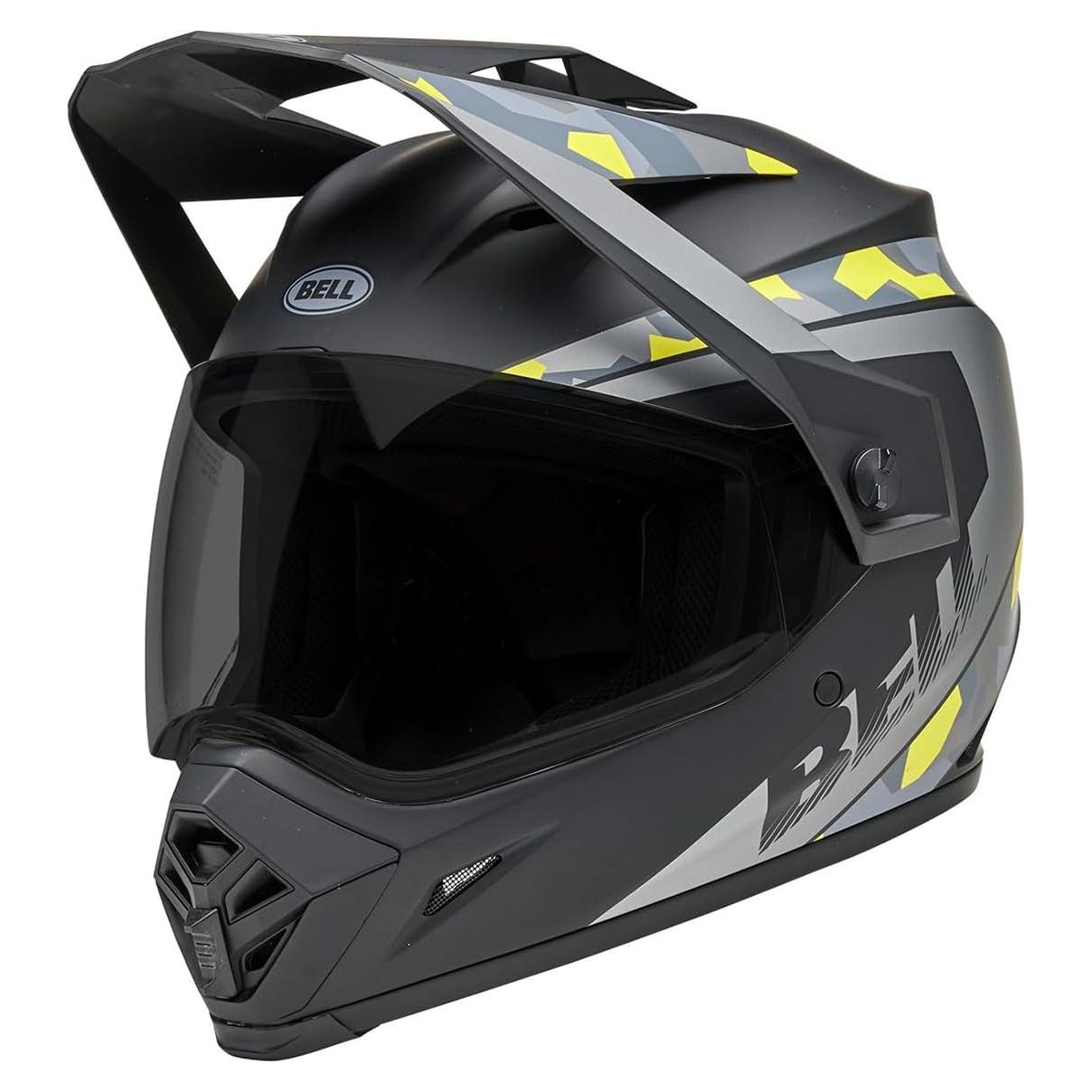 Casco Bell MX-9 Aventura MIPS Negro Mate Camo Amarillo