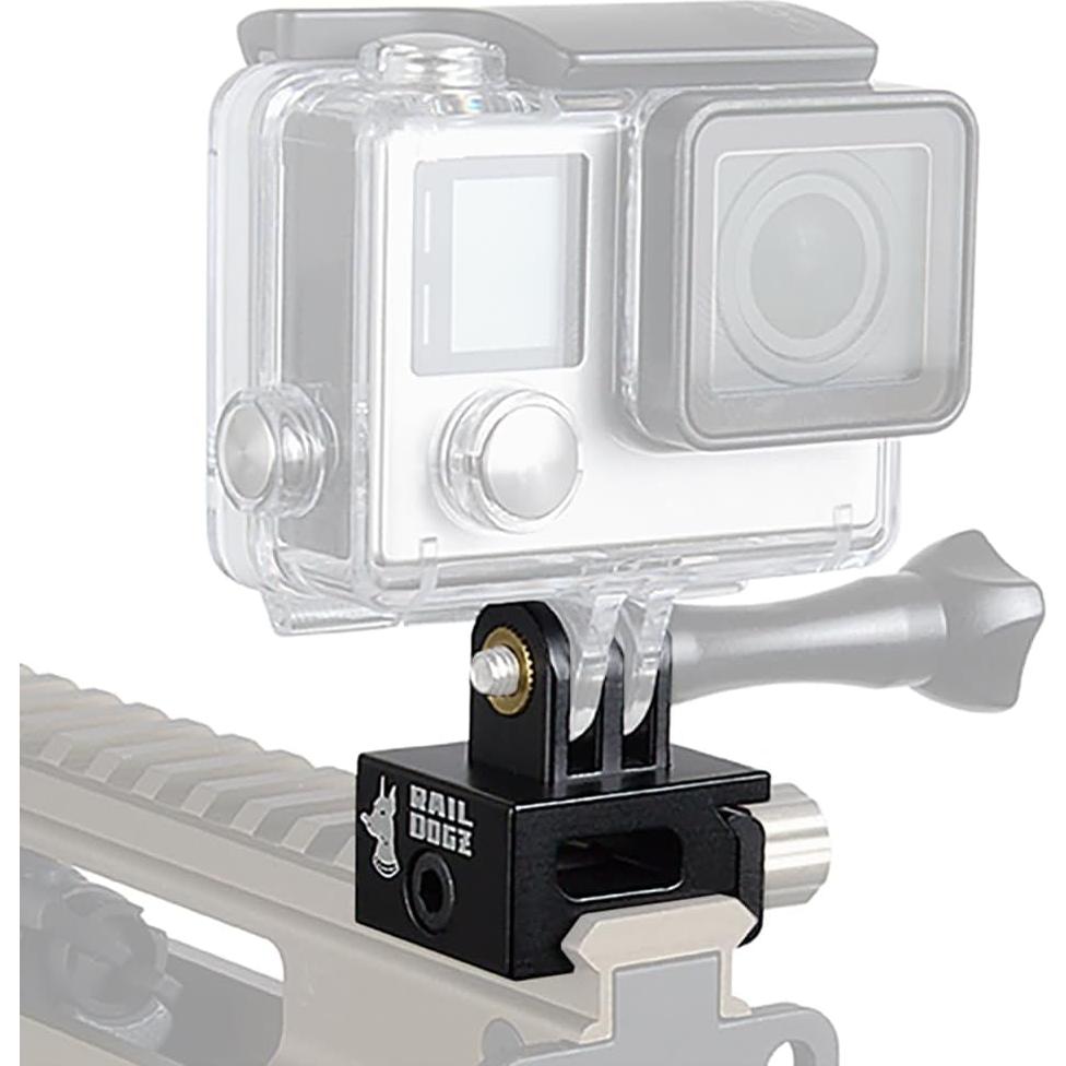 Montaje Fotodiox Rail DOGZ 3 Puntas para Riel Picatinny 1913