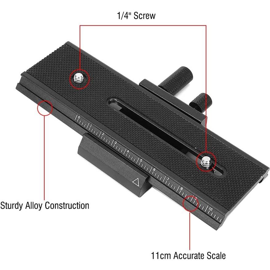 Riel Deslizante Macro Joyzan 2 Vías para Fotografía Precisa