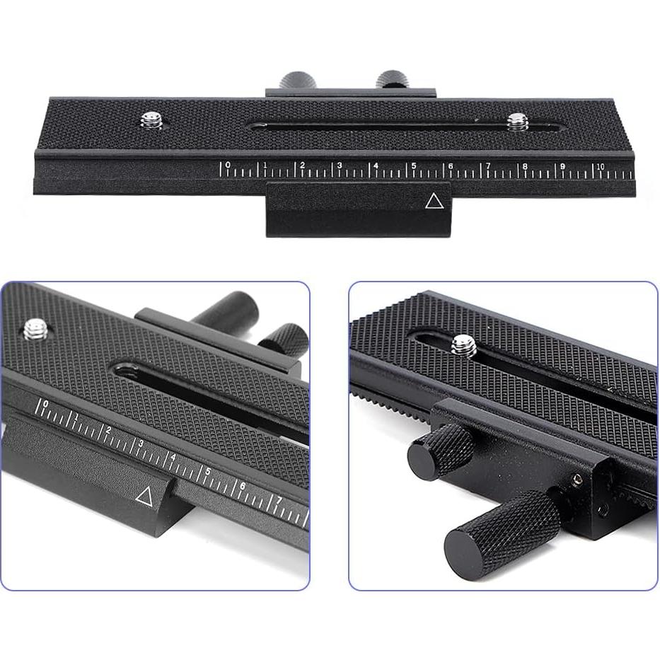 Riel Deslizante Macro Joyzan 2 Vías para Fotografía Precisa