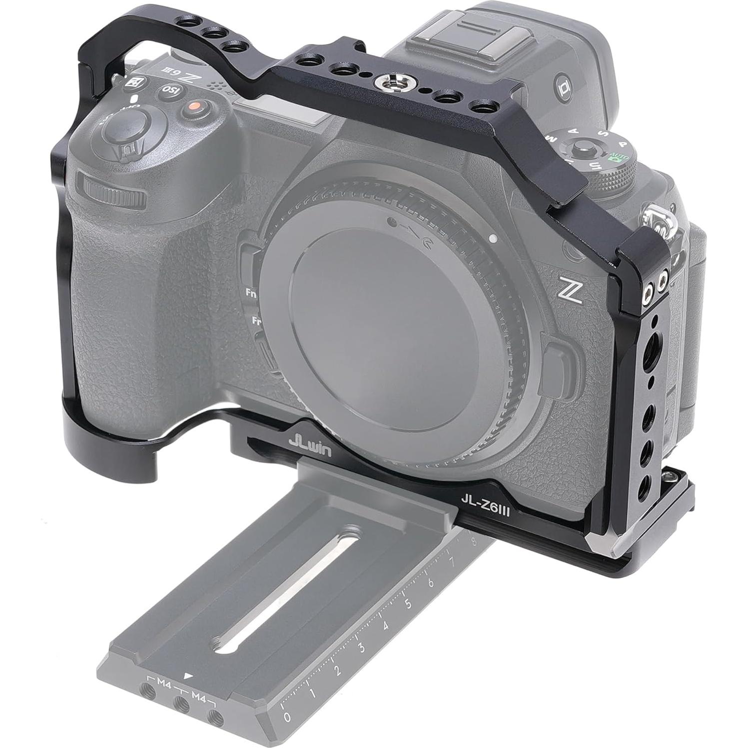 Jaula de Cámara FocusFoto para Nikon Z6 III - Aluminio CNC