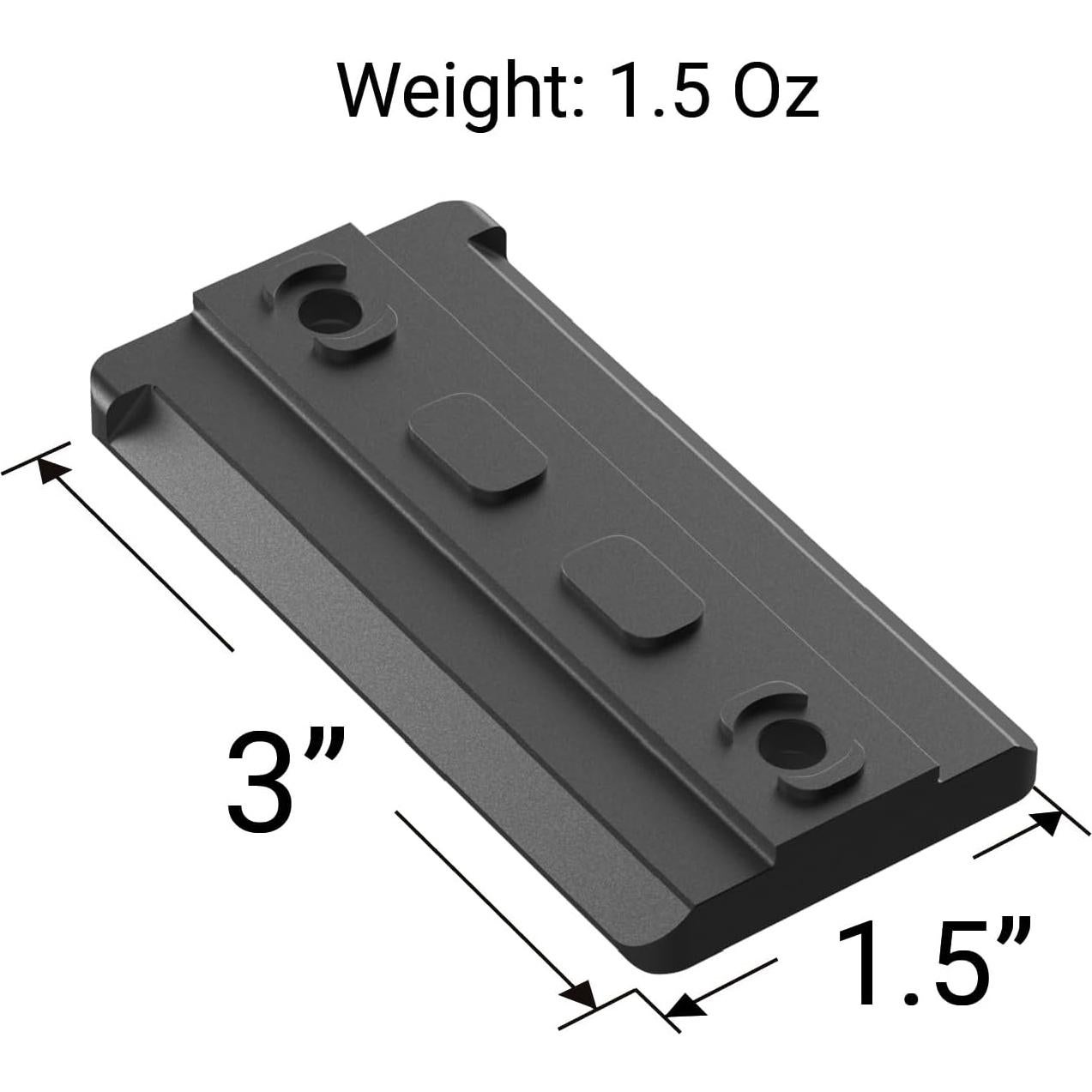 Adaptador MLOK Arca-Swiss RRS Tough Tactical 7.62cm