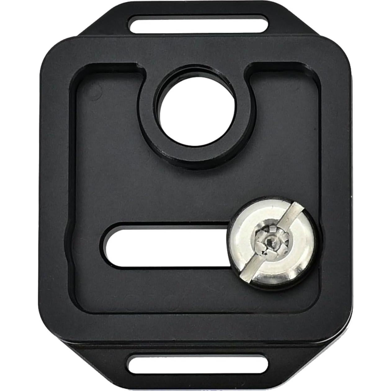 RETO Quick Release Plate TPM-01 with 1/4"-20 Screw - QD System and Arca Swiss System Compatible, Applicable for Kodak Camera Strap and Camera Strap with QD Sling Swivel, Side Strap Hole Available
