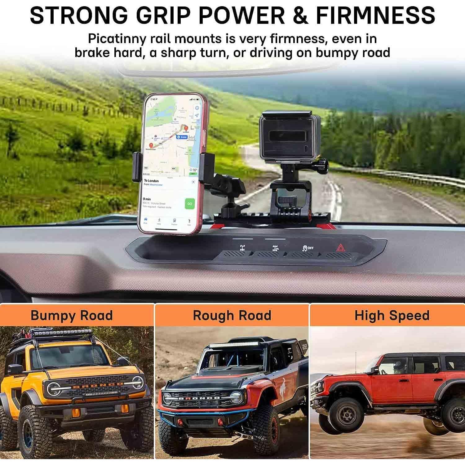 Soporte para Teléfono Ajustable JHD-TOGO para Ford Bronco 2021-2024