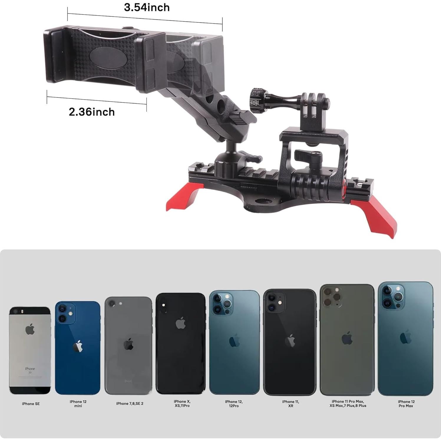 Soporte para Teléfono Ajustable JHD-TOGO para Ford Bronco 2021-2024