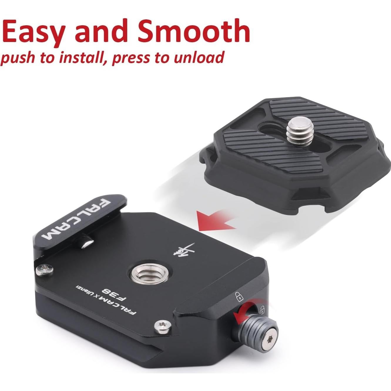 Kit de Liberación Rápida FALCAM F38 V1 para Cámara DSLR/Mirrorless