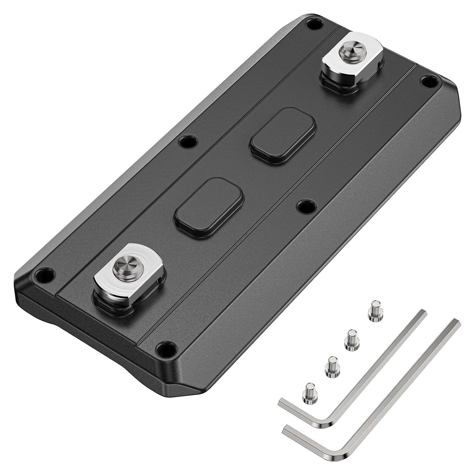 Adaptador Bipode WEYLLAN Mlok Arca Rail MK80 Aluminio 80mm