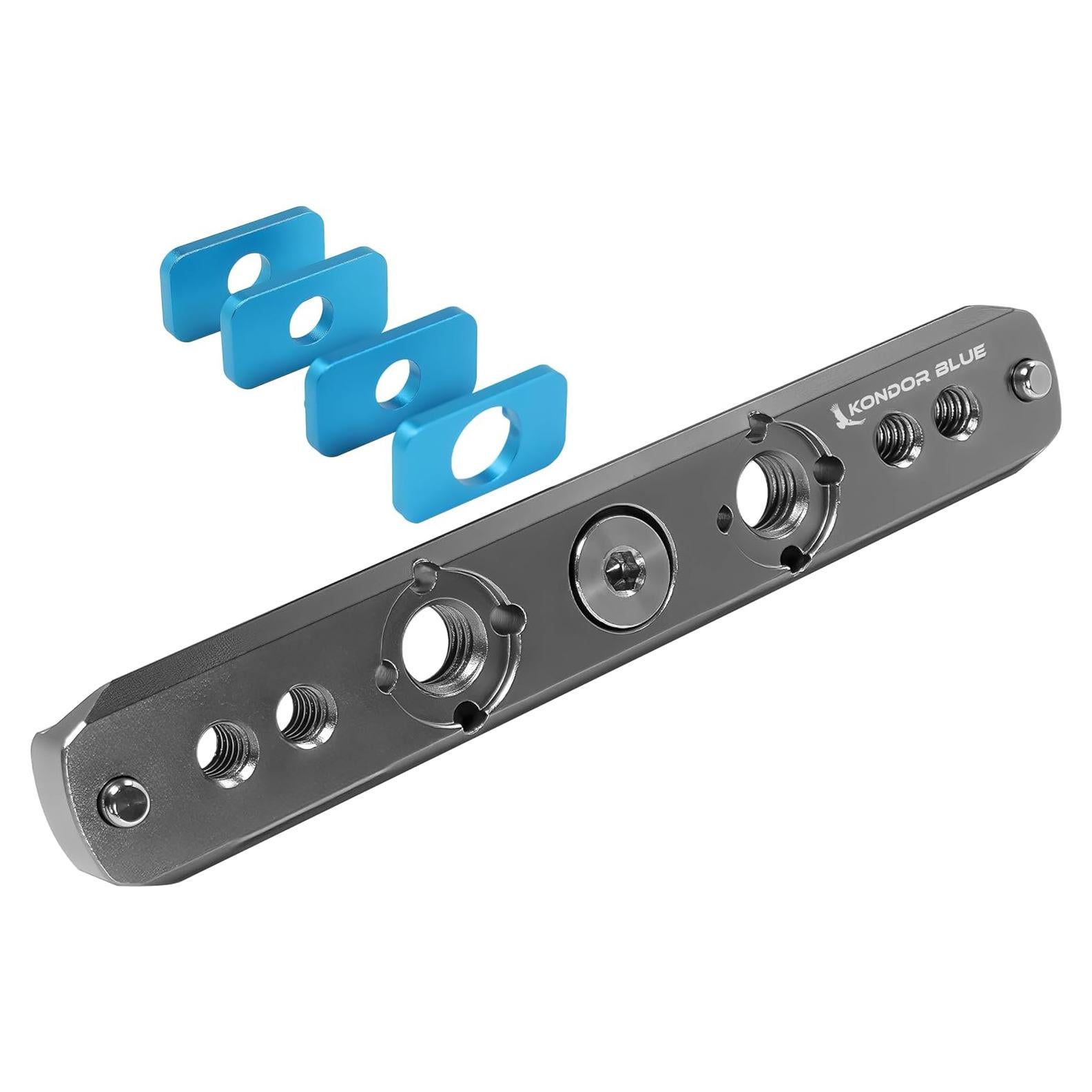 KONDOR BLUE Monitor Cage 5" Antigiro Compatible NATO Gris