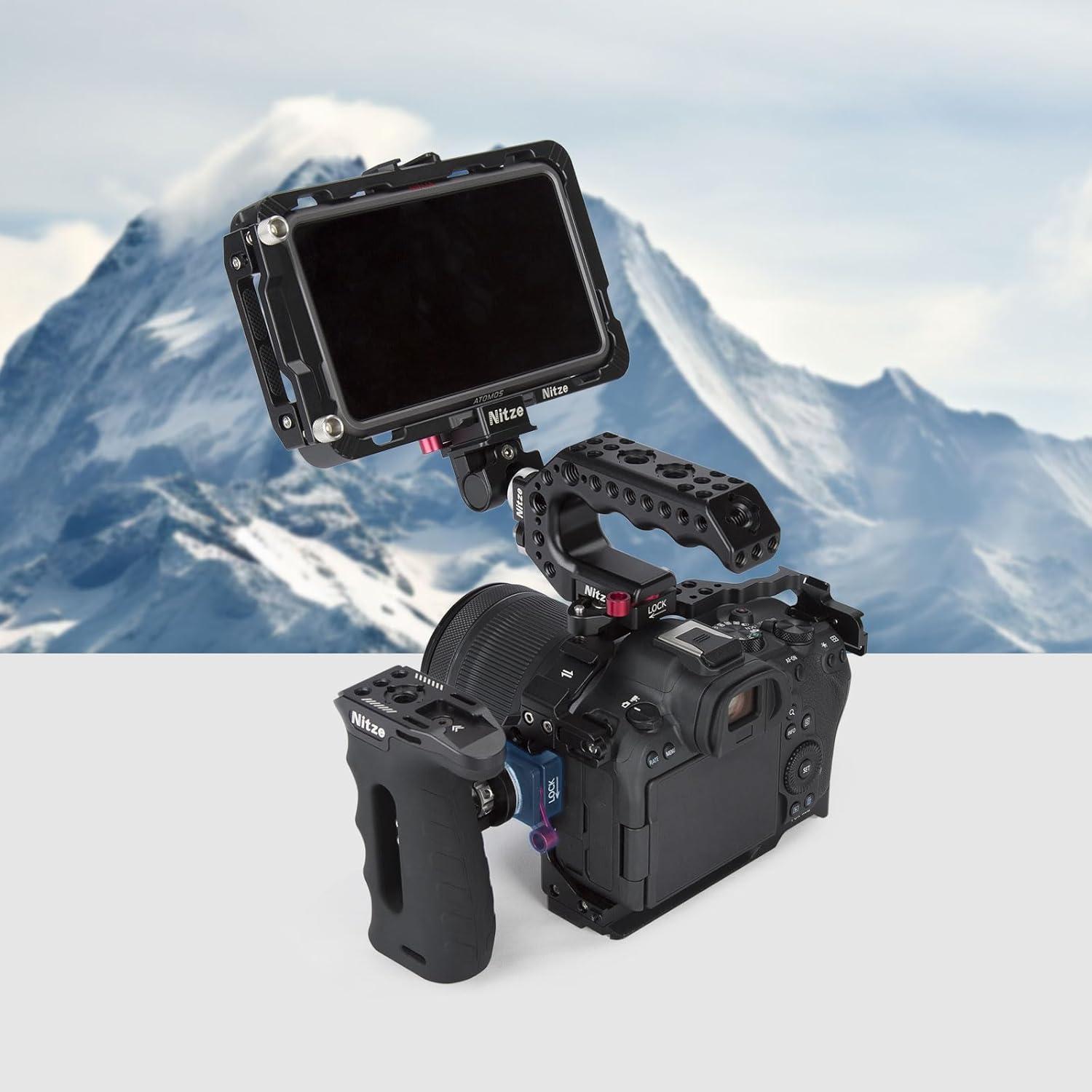 Abrazadera NATO Nitze N64F con roseta ARRI estándar 39g