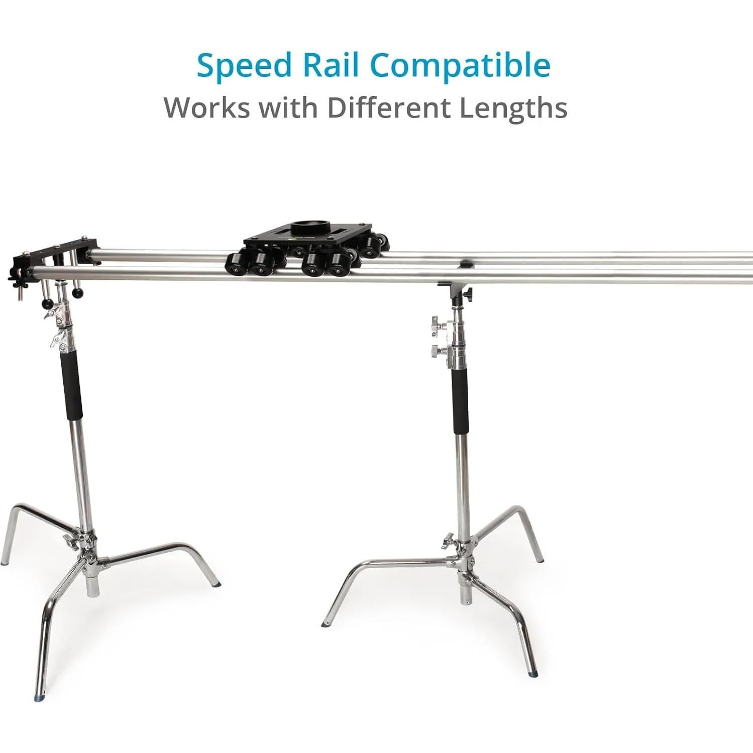 Dolly de Cámara PROAIM Polaris 200kg con Adaptadores y Rieles