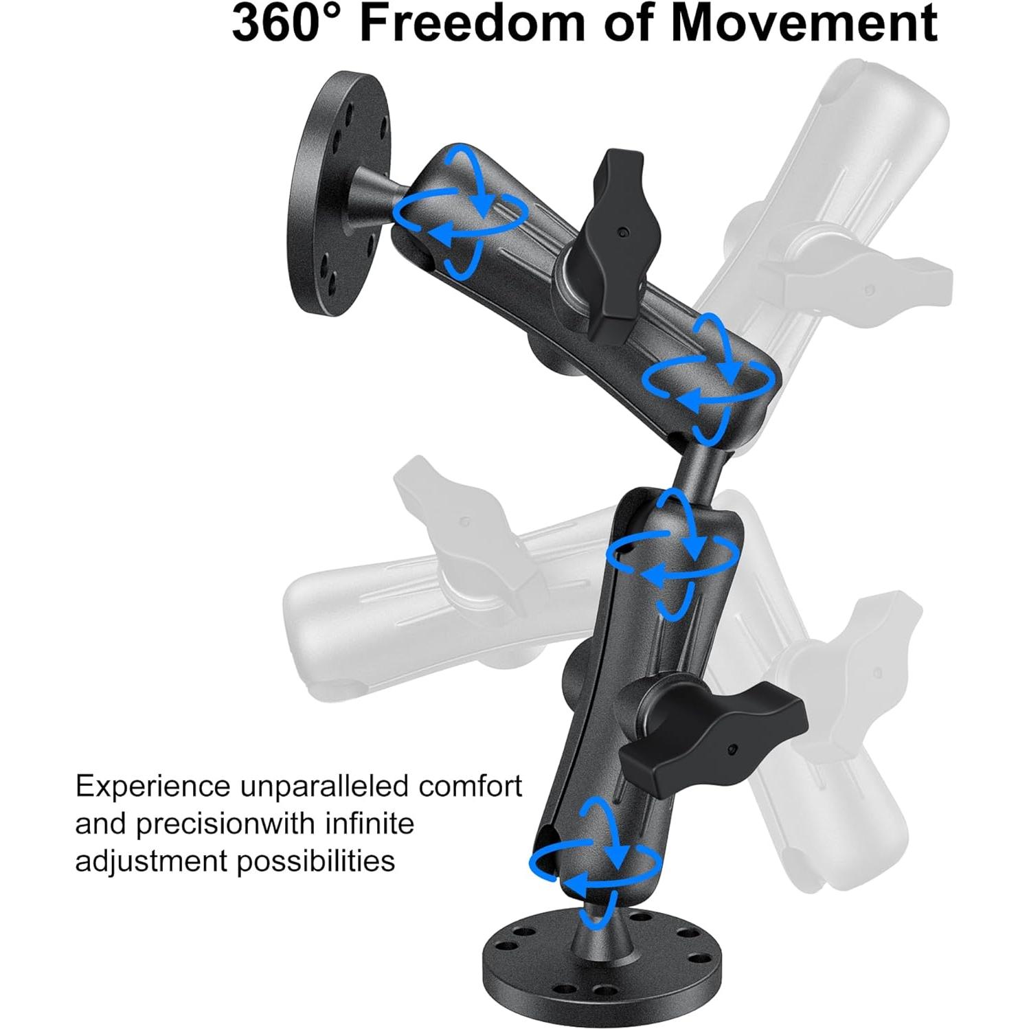 Soporte de Bola Kewirya para Localizador de Peces y GPS 26.16 cm