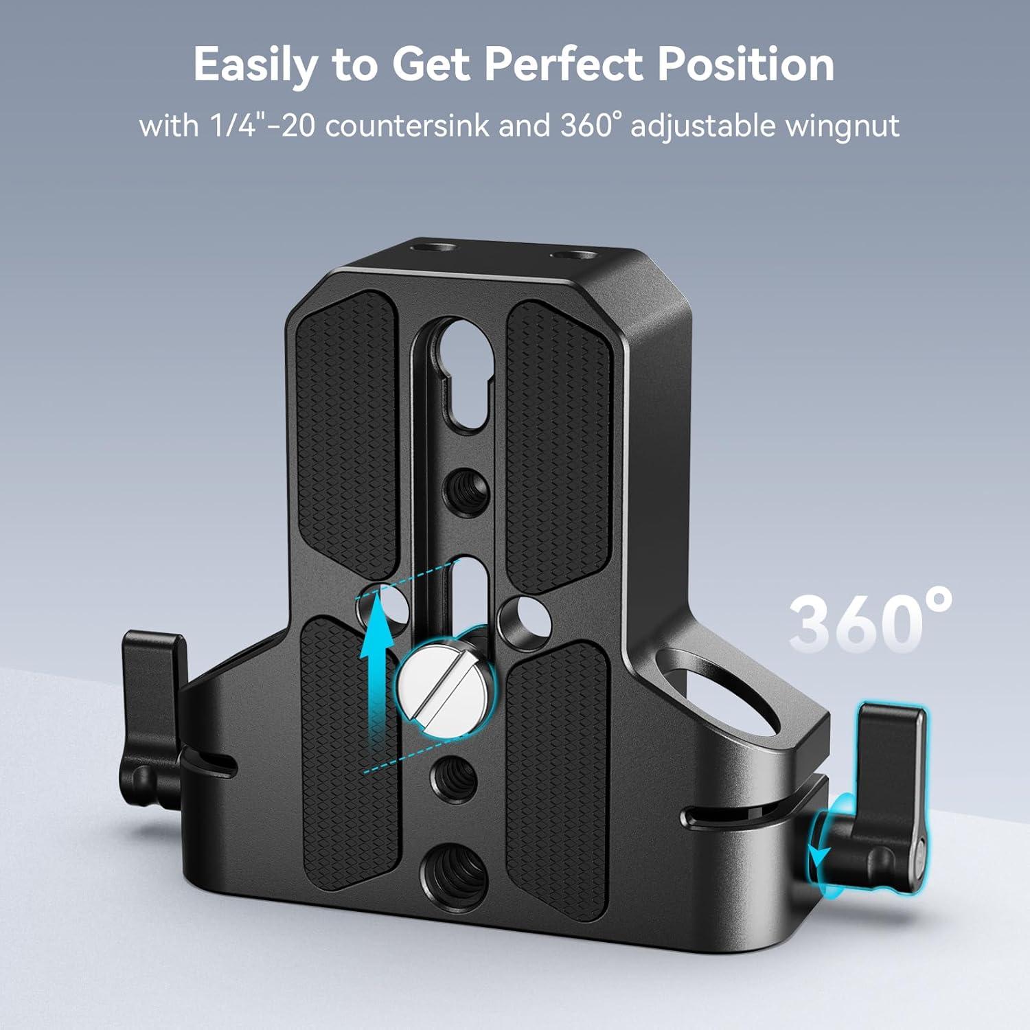 Placa Base SmallRig con Abrazadera y Varilla de 15mm