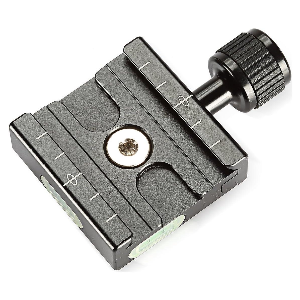 Placa de liberación rápida Neewer 50mm con nivel burbuja