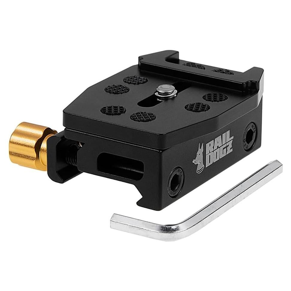 Montaje de Cámara Fotodiox RAIL DOGZ para Riel Picatinny