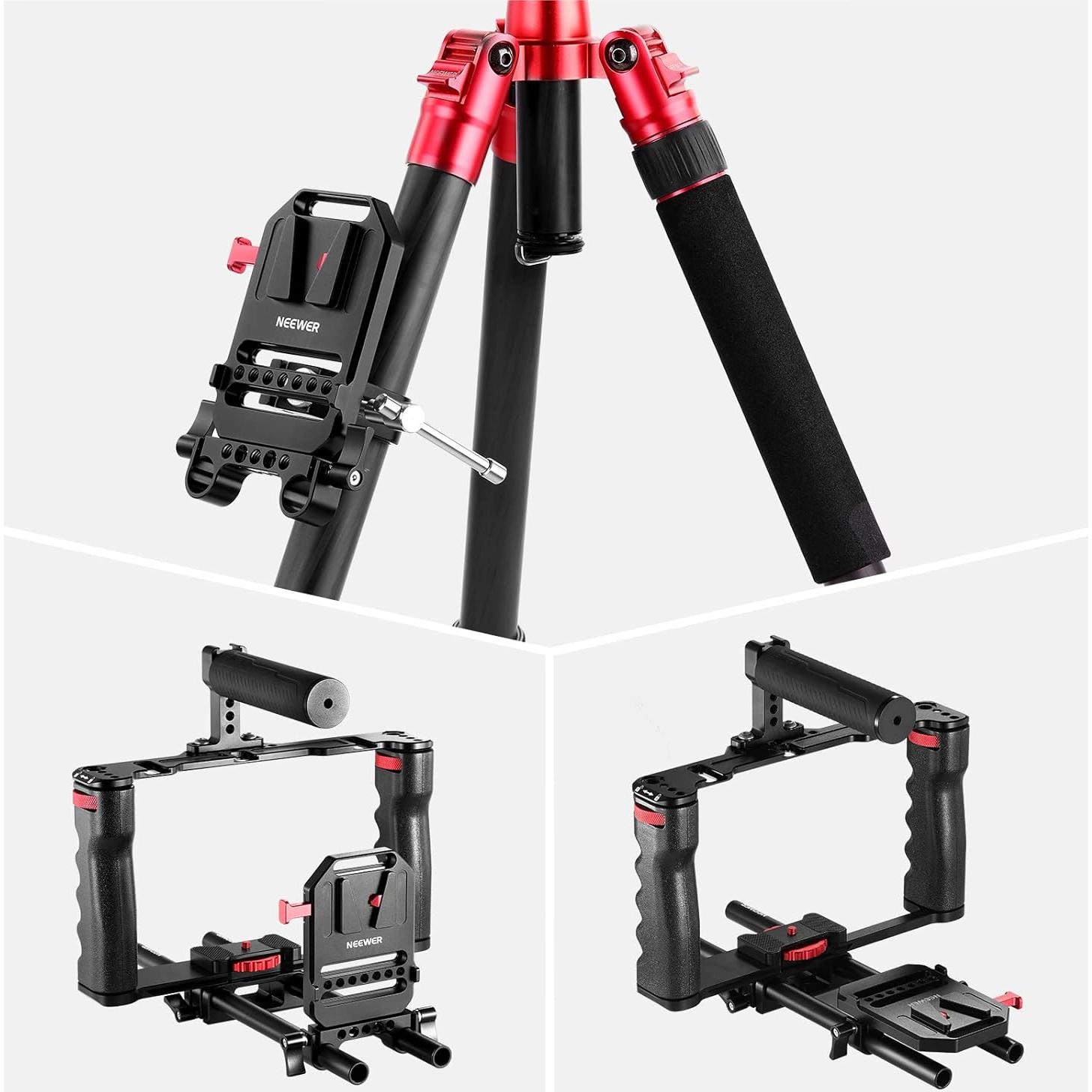 Placa de Batería V Mount NEEWER ST43 con Sujeción 15mm