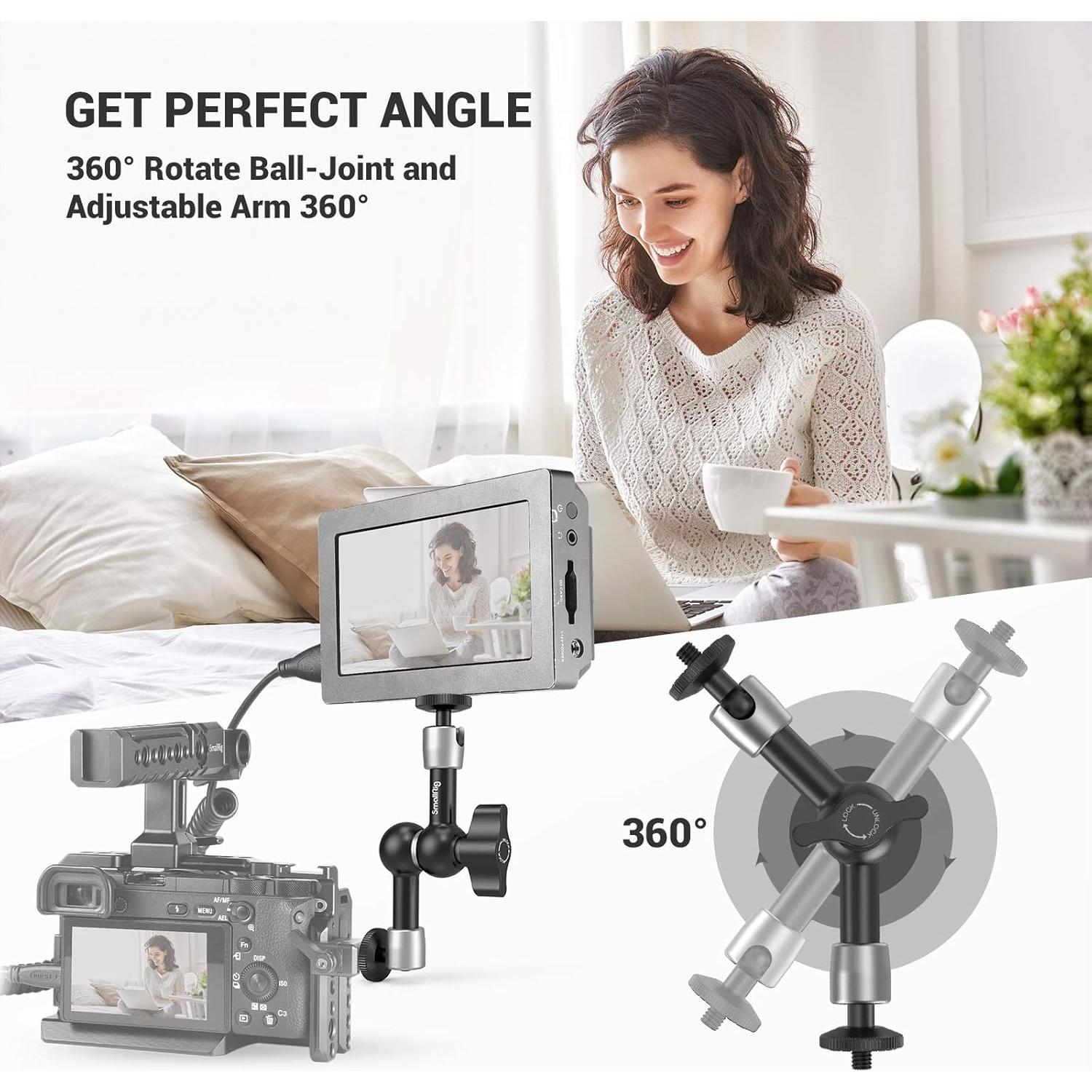Brazo Mágico Articulado SmallRig 14 cm con Tornillo 1/4"