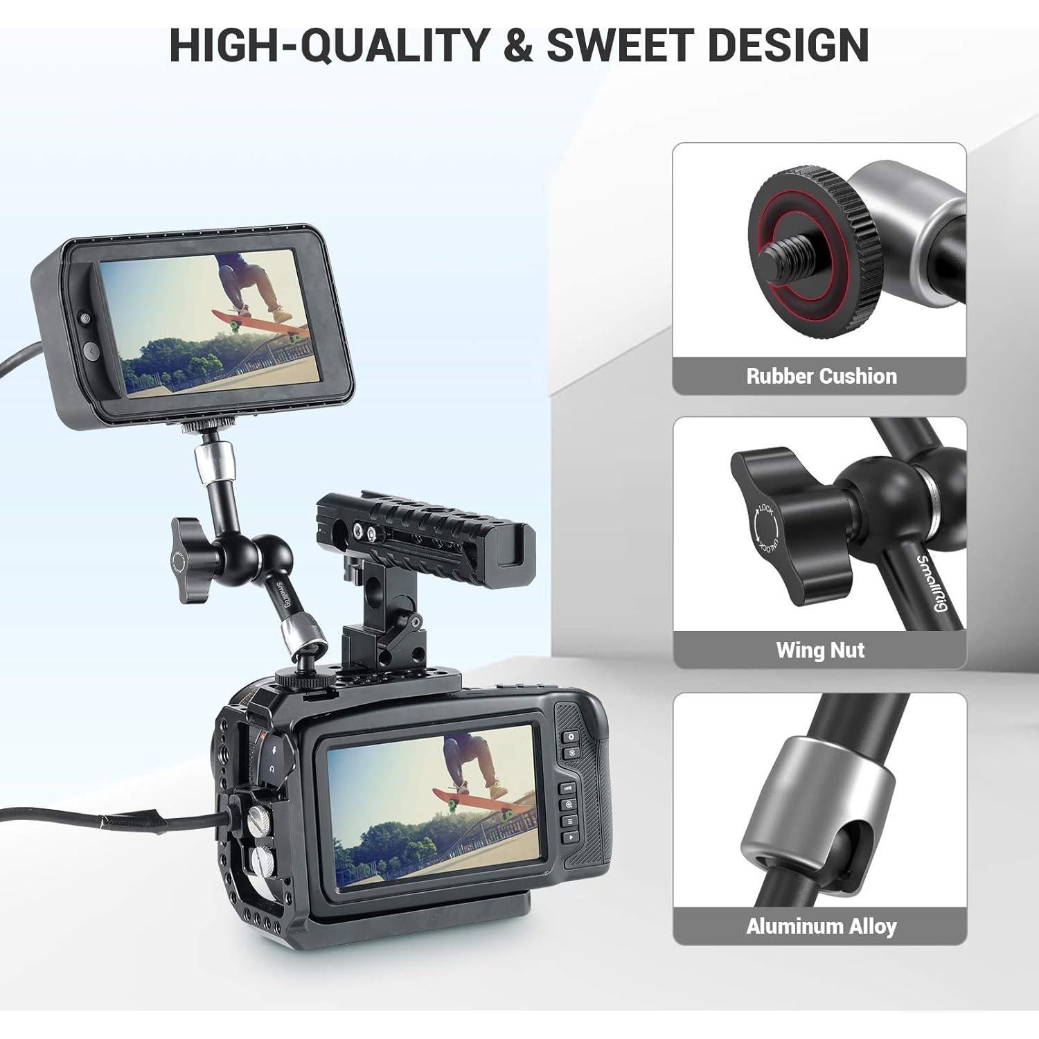 Brazo Mágico Articulado SmallRig 14 cm con Tornillo 1/4"