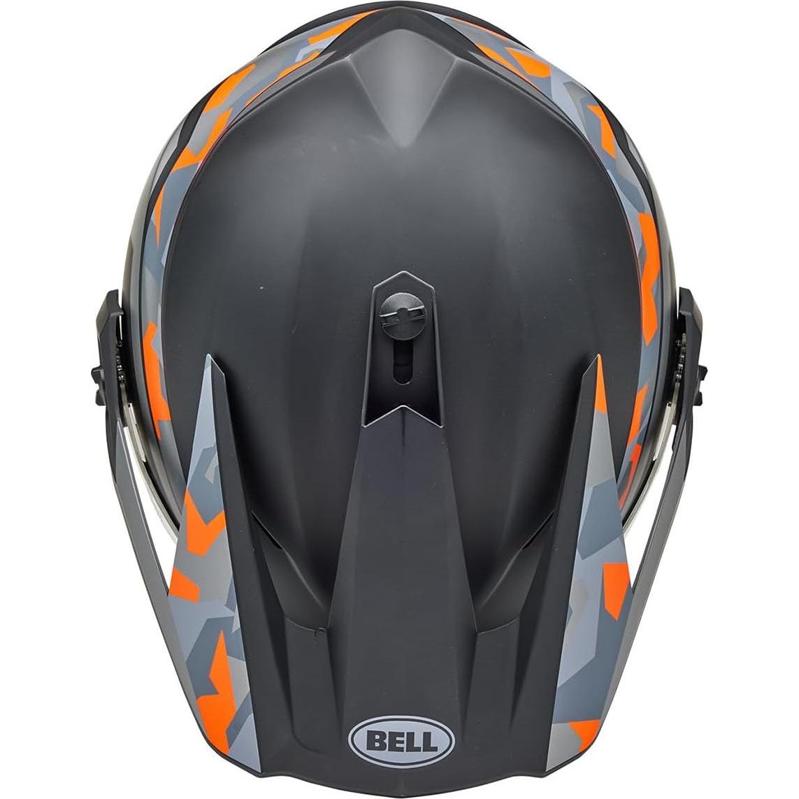 Casco Bell MX-9 Aventura MIPS Negro Mate Camo Naranja